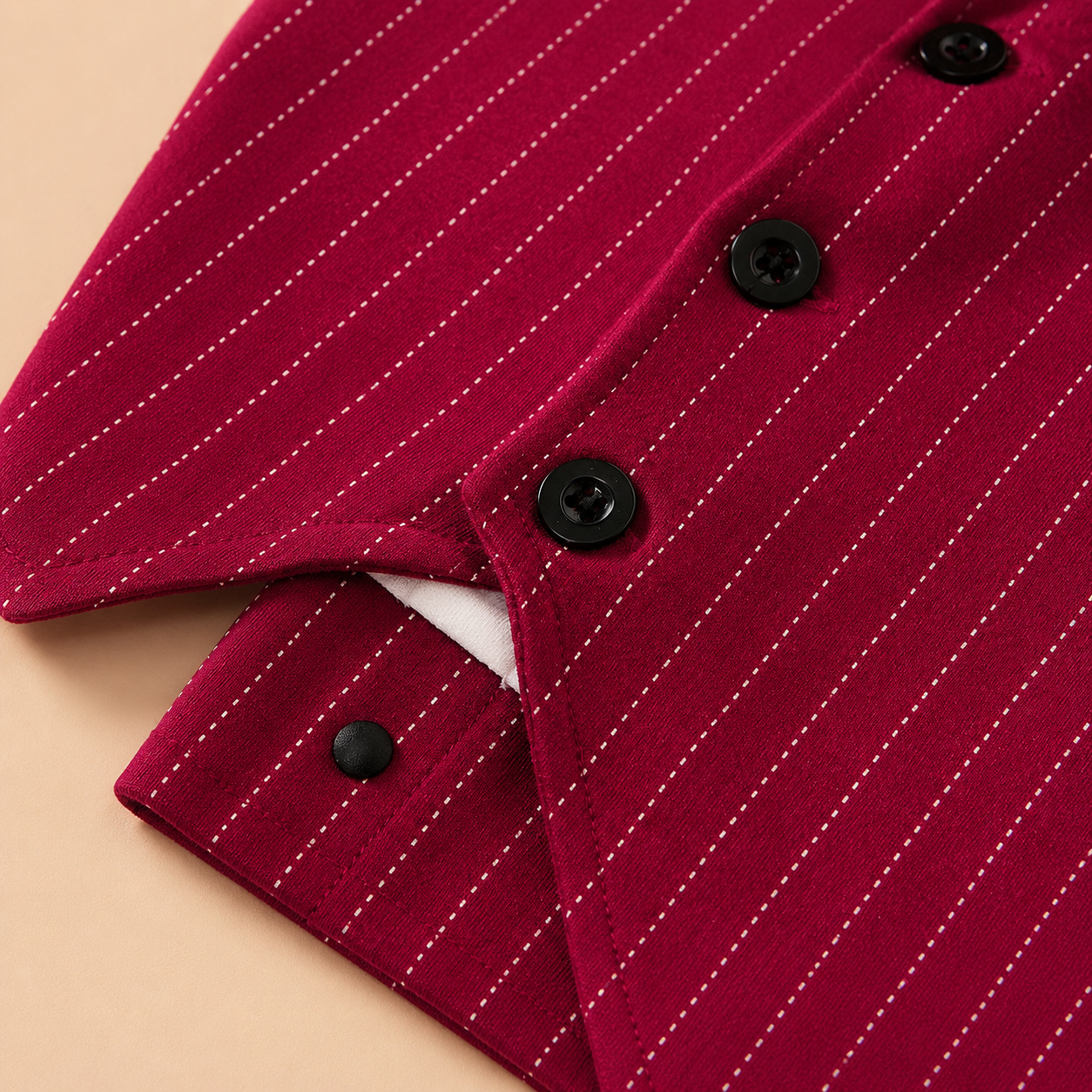 Baby Boys Wine Red Gentleman Romper Suit | Cloud & Cotton