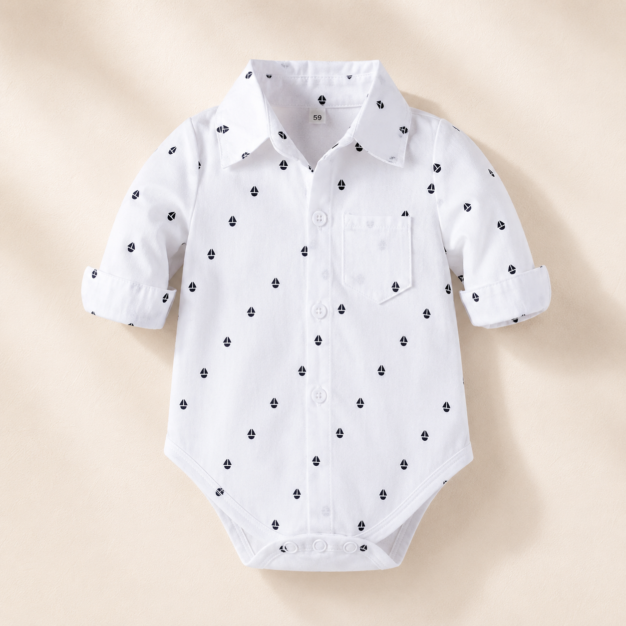 Baby Boys Silver 3-Piece Suspender Suit | Cloud & Cotton